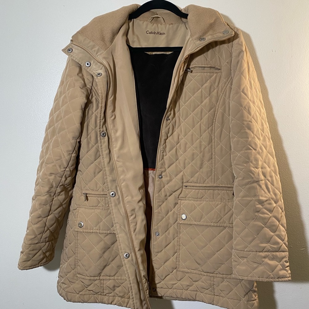 Calvin Klein Jacket with removal hoodie